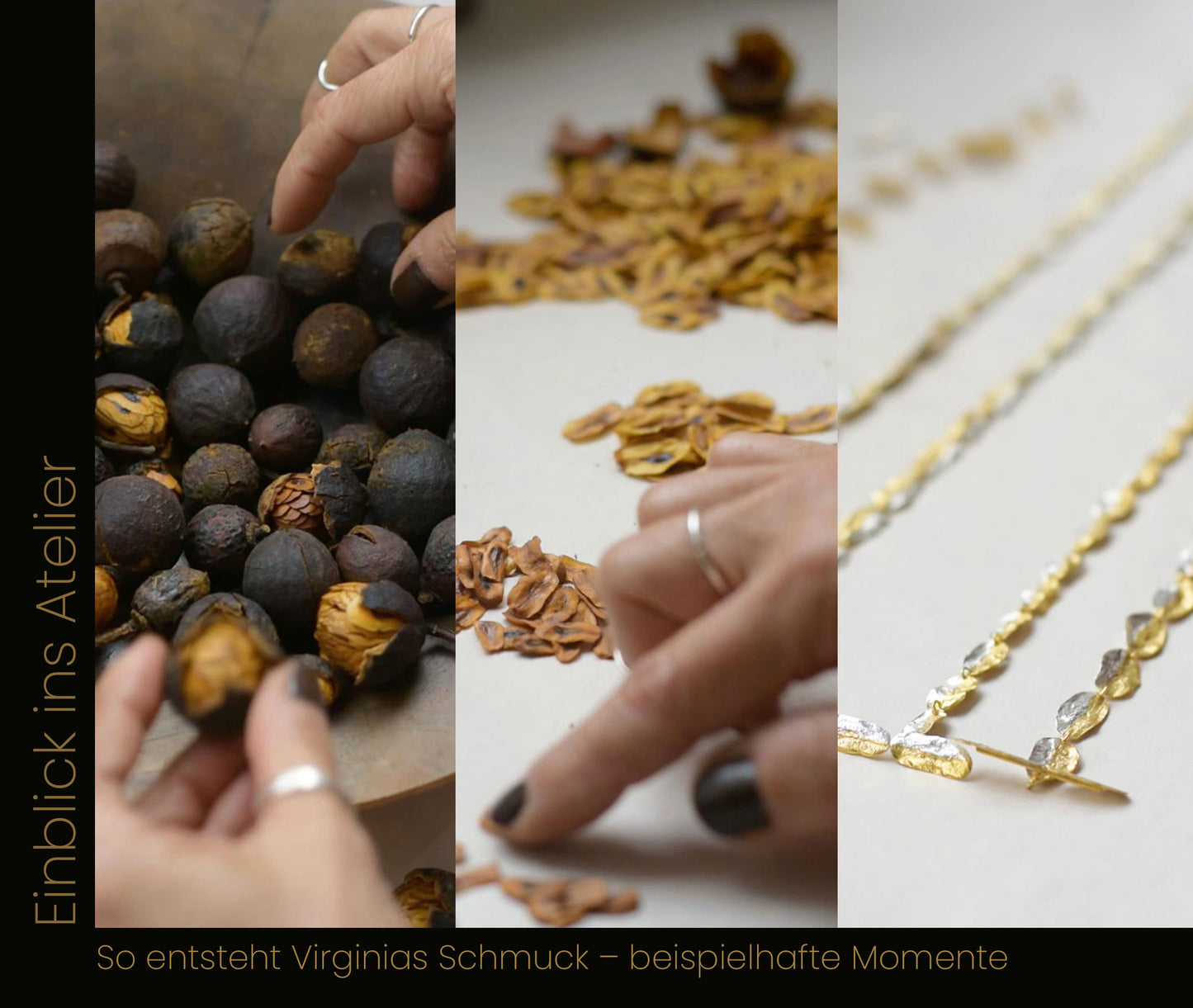 Semillas – Handgemachte Statement Kette von Virginia Escobar