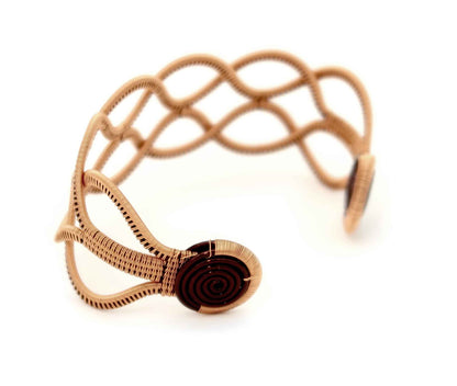 Pulsera Tejida – Offener Armreif aus aufwe