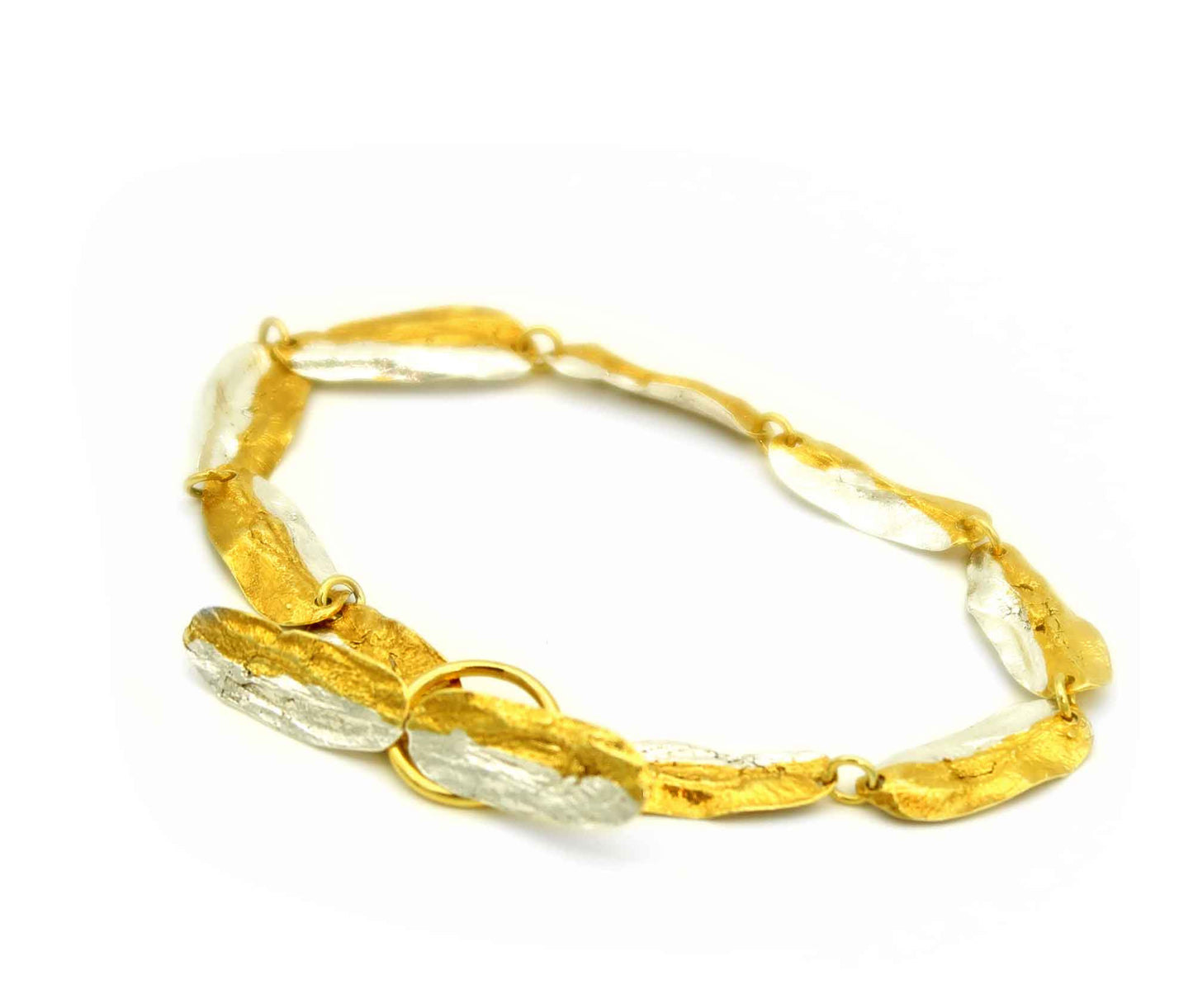 Semillas – Armband aus Silber & 24k Gold von Virginia Escobar