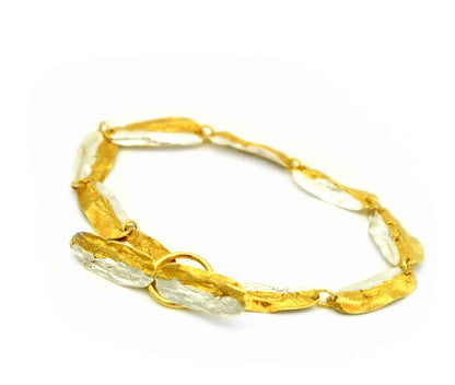 Semillas – Armband aus Silber & 24k Gold von Virginia Escobar